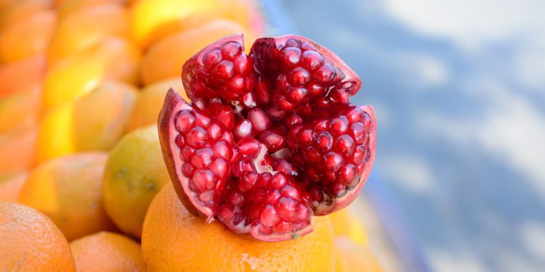 detalle de fruta granadilla 