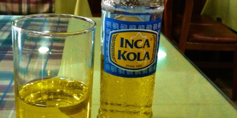 inca kola - bebidas típicas del Perú