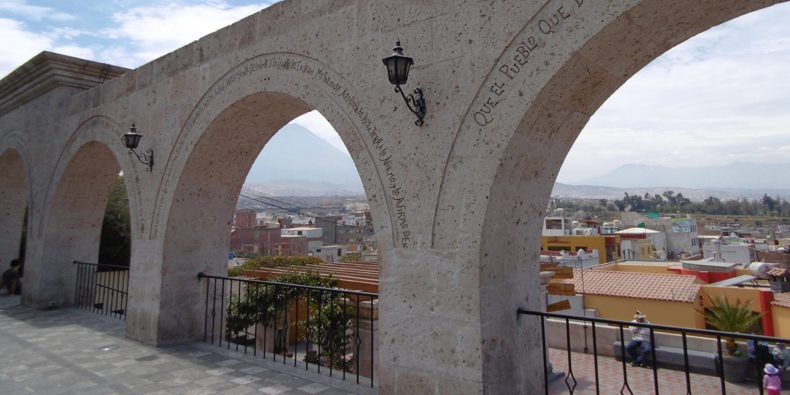 Yanahuara viewpoint in Arequipa