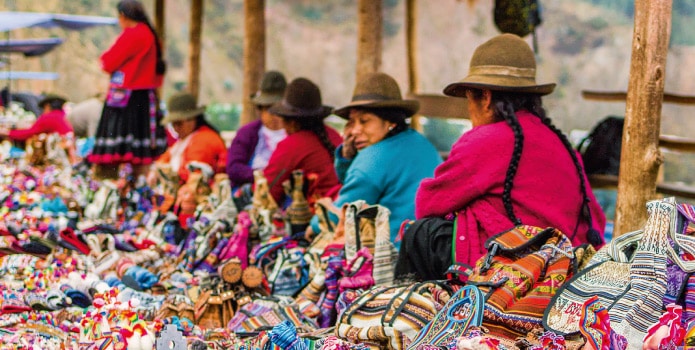 venda de artesanato - Viagem para o Peru