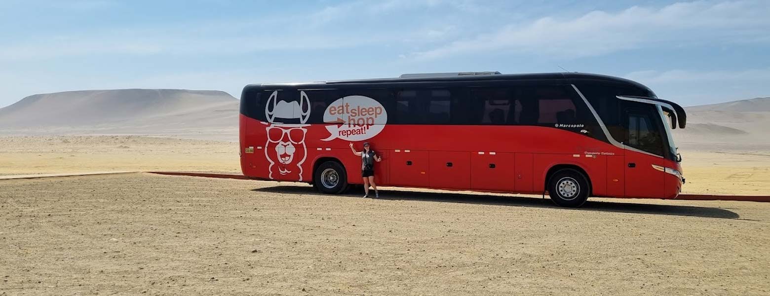 Paracas to Huacachina by bus
