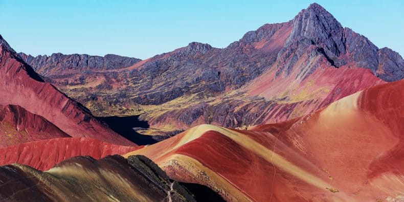 the red valley of the rainbow mountain
